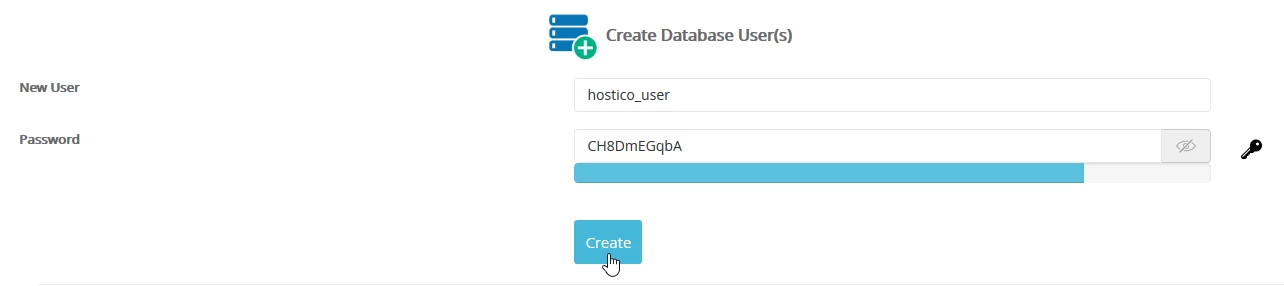 Nume si parola baza de date