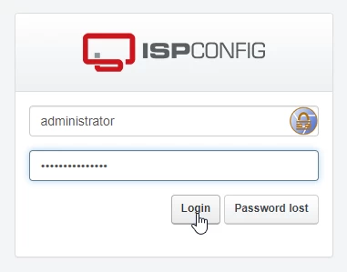 login ispconfig