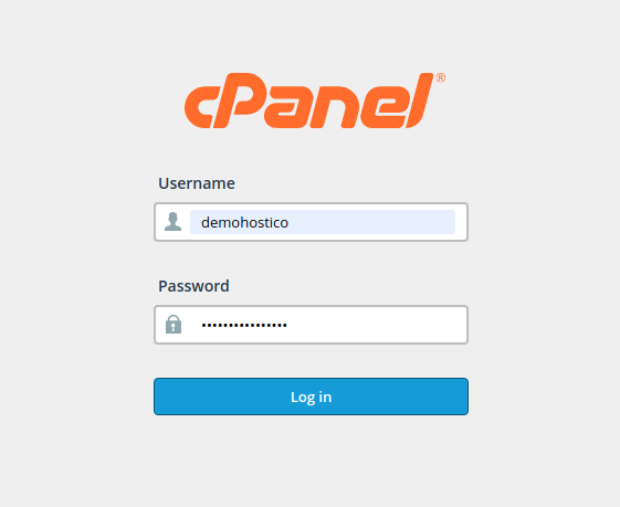 Cpanel login