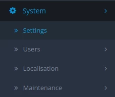 setari sistem opencart